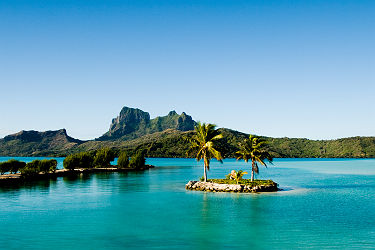 Polynésie - Vue sur l'île de Bora Bora