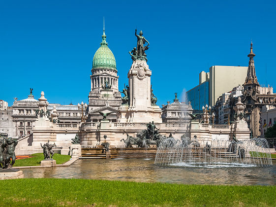 Batiment du Congrès à Buenos Aires - Argentine