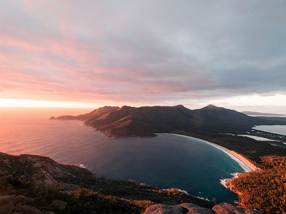 Wineglass Bay, Tasmanie