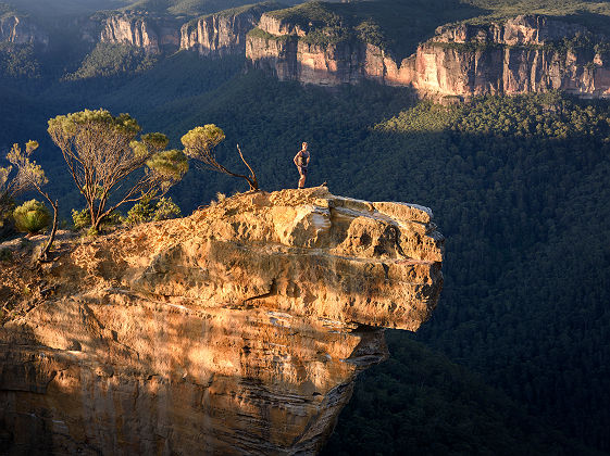 Vue sur les Blue Mountains, Hanging rock - Australie