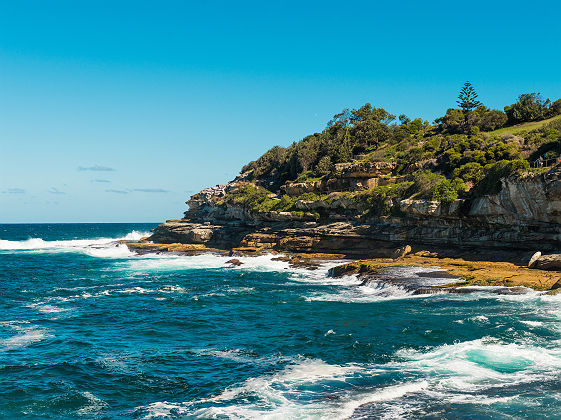 Côte près de Bondi Beach, Sydney - Australie
