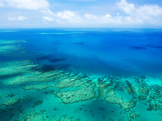Australie - Vue sur la grande barrière de corail à Queensland