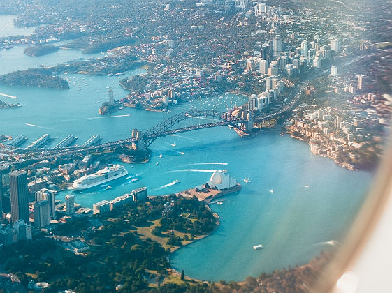 Sydney vue d'avion