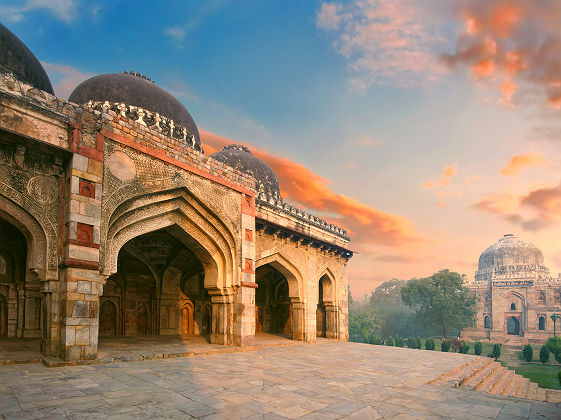 Inde - Complexe de Bada et Sheesh Gumbad dans les jardins Lodi des monuments, Delhi