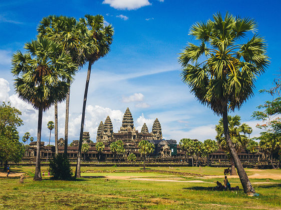 Temple d'Angkor Wat, près de Siem Reap - Cambodge