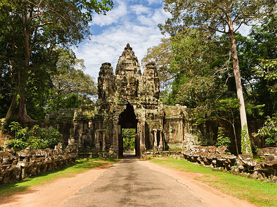 Angkor Thom, La grande cité, près de Siem Reap - Cambodge