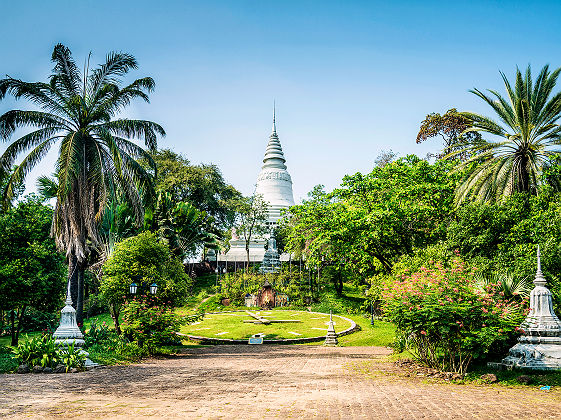 Temple Wat Phnom à Phnom Penh - Cambodge