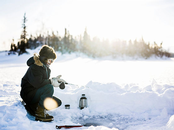 Alice_Wu_fishing_Blachford Lake Lodge