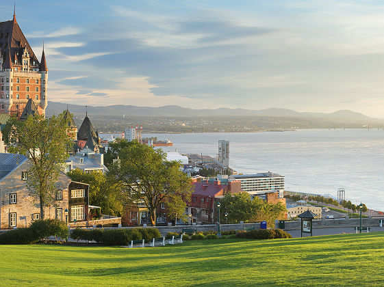 Québec - Vue sur la ville et le Hôtel Château de Frontenac