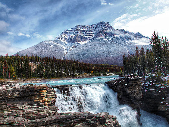 Chutes d'Athabasca, Parc National de Jasper - Alberta, Canada