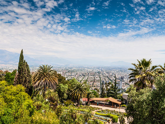 Chili - Vue sur la ville de Santiago