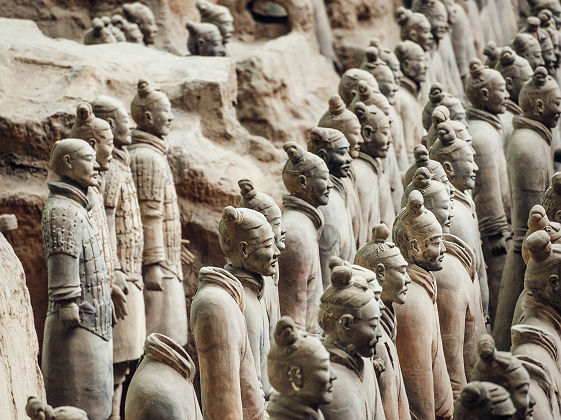 Armée de Terre Cuite de Xian représentant les troupes de Qin Shi Huang (premier empereur de chine) - Chine