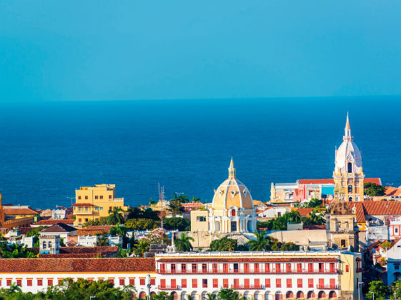 Vue sur la ville de Cathagene - Colombie