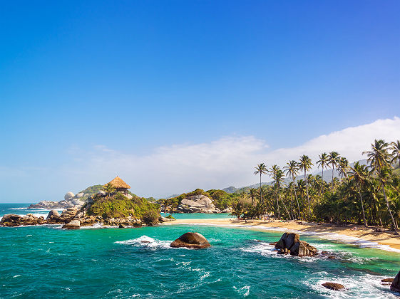 Magnifique plage du parc de Tayrona