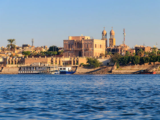 Vue sur le Nil à Louxor - Egypte