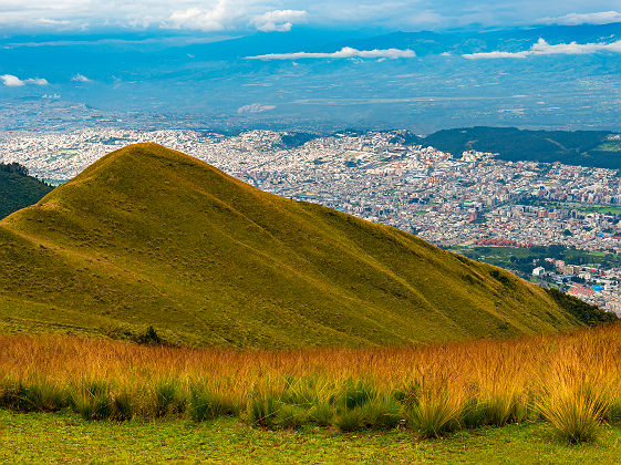 Vue sur la ville de Quito - Equateur