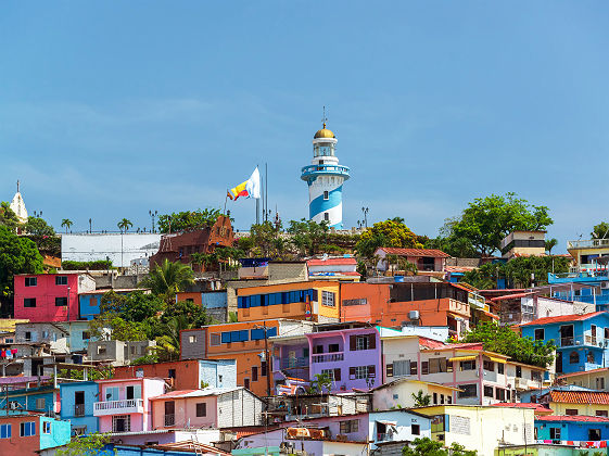 Coline et phare de Guayaquil - Equateur