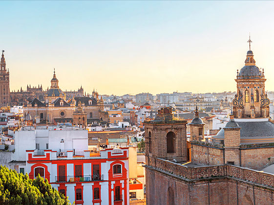Panorama du centre historique de Séville - Espagne