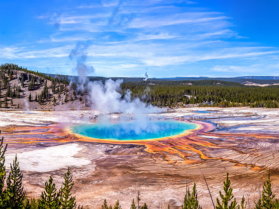 Parc National de Yellowstone - Le Grand Prismatic Spring