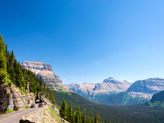 Etats-Unis - Sur la route au parc national de Glacier