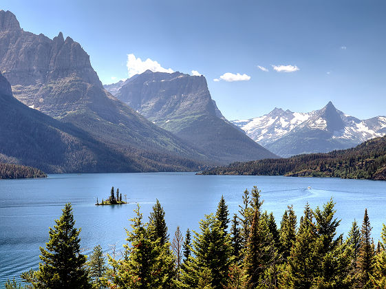 Montana - Lac Saint Mary dans le parc national Glacier