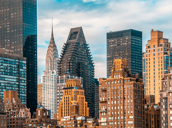 Vue du Chrysler Building, New York