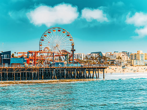 Santa Monica, banlieue de Los Angeles Californie