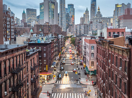 Madison Street, Chinatown, Lower east Side - New York, Etats-Unis