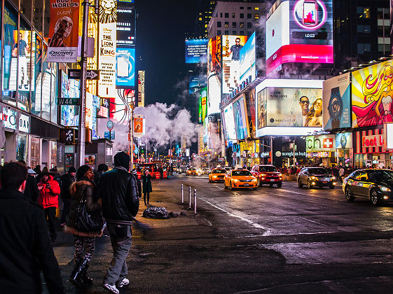 Etats-Unis - Times Square la nuit