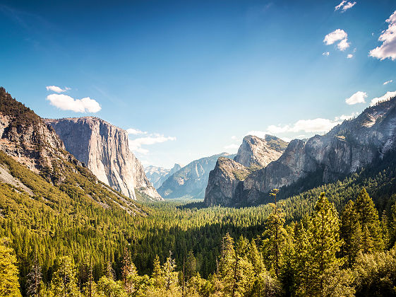 Californie - Vue sur le parc national de Yosemite