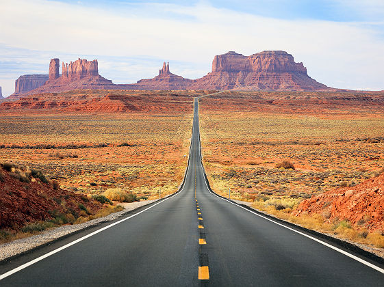 Utah- Sur la route menant vers le Monument Valley