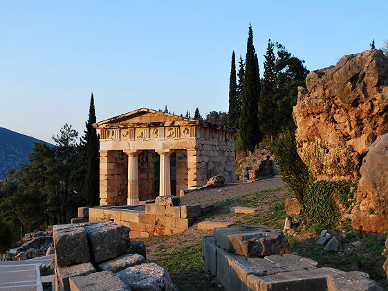 Trésor des Athéniens, Delphes - Grèce