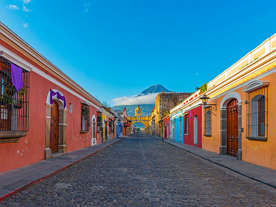 Ruelle colorée d'Antigua - Guatemala