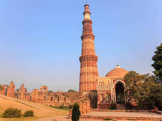 Le Qûtb Minâr à New Delhi - Inde