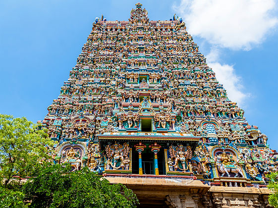 Temple de Madurai, le Tamil Nadu - Inde