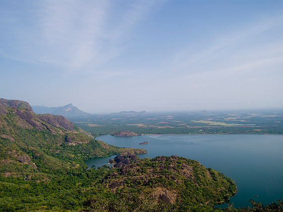 Pollachi, vue des montagnes