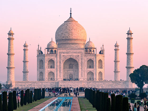 Taj Mahal à Agra, Inde