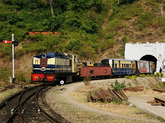 Toy train en direction de Shimla - Inde
