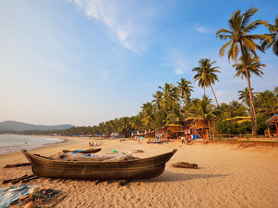 Plage paradisiaque de Goa