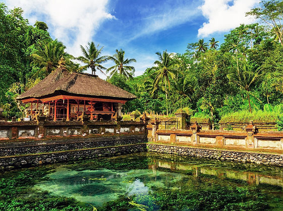 Temple Tirta Empul à Tampaksiring, Bali - Indonésie