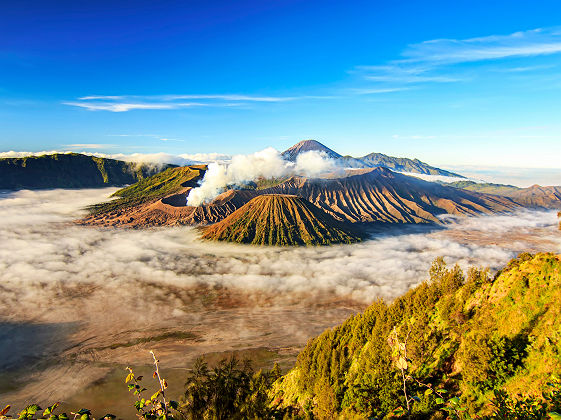 Vue sur le parc national de Bromo Tengger Semeru, Java - Indonésie