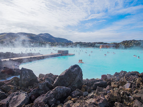 Islande - Lagon bleu géothermal (Bláa Lónið) à Reykjanesskagi