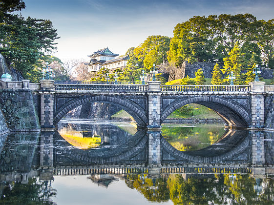 Le K?kyo ou palais impérial de Tokyo - Japon