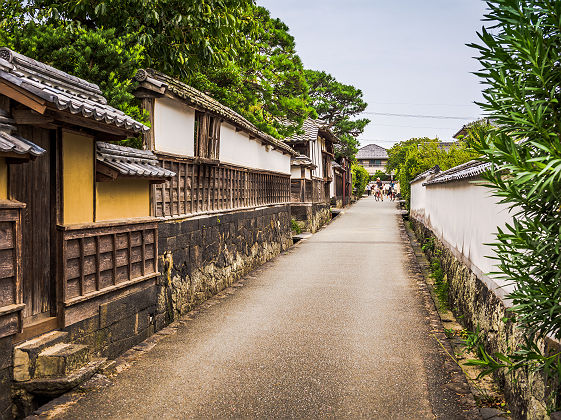 Hagi, Japan former castle town streets