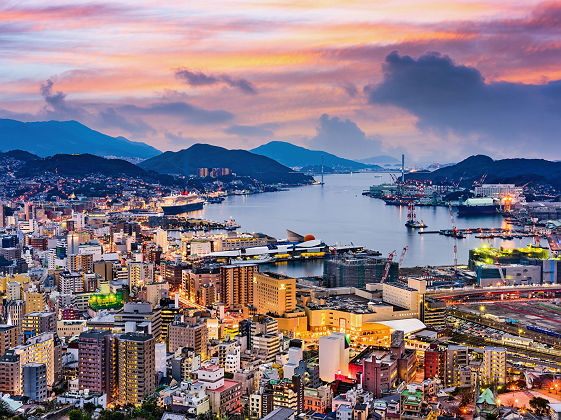 Port de Nagasaki, Japon