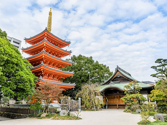 Tocho-ji temple or Fukuoka Giant Buddha temple, Fukuoka, Japon