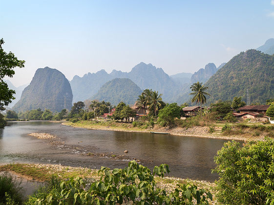 Paysage de Vang Vieng - Laos