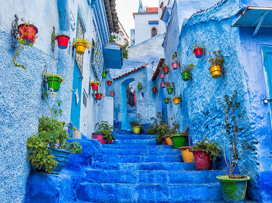 Rue Bin Souaki, Chefchaouen, Maroc