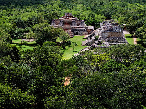 L'ancienne cité Maya de Ek Balam au Yucatan, Mexique