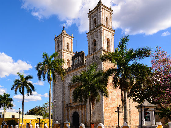 Eglise de Valladolid, Mexique